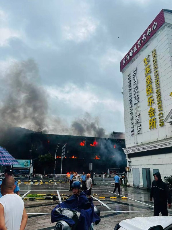 Post says vehicle fire sparked building blaze in Jiashan