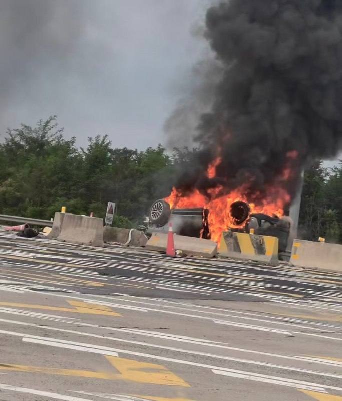 Post reports Nio vehicle fire on Tianjin expressway