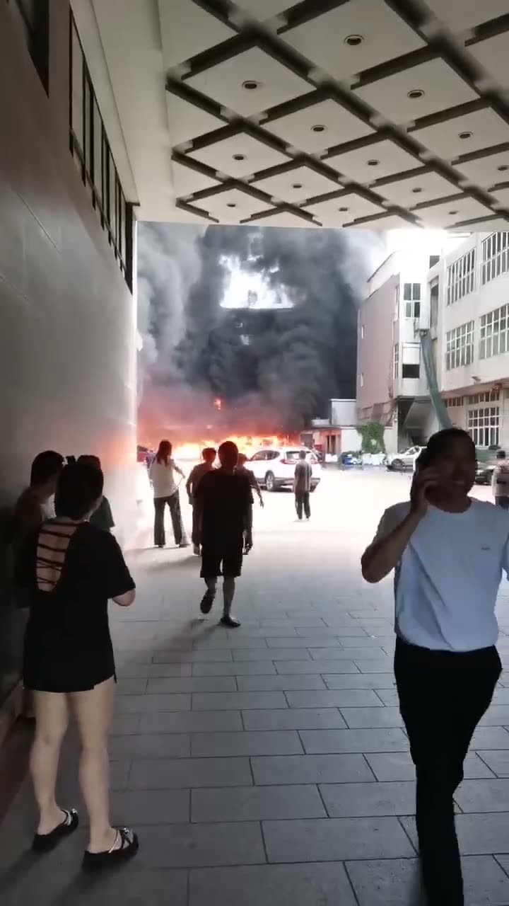 Fire Reported at Jinjiang Shoe Factory