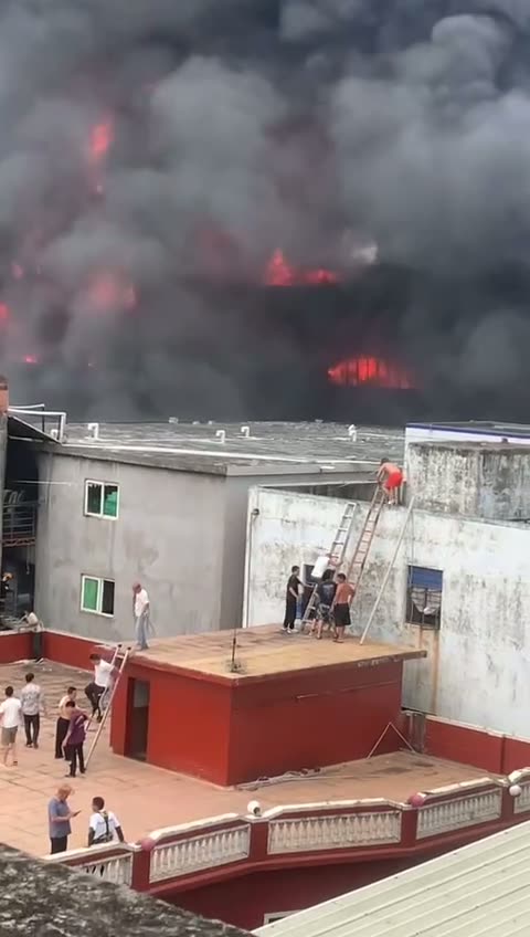 Fire Reported at Jinjiang Shoe Factory