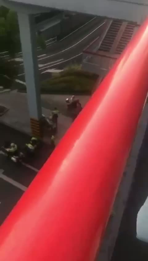Unverified claim of bridge jump after Hangzhou traffic stop