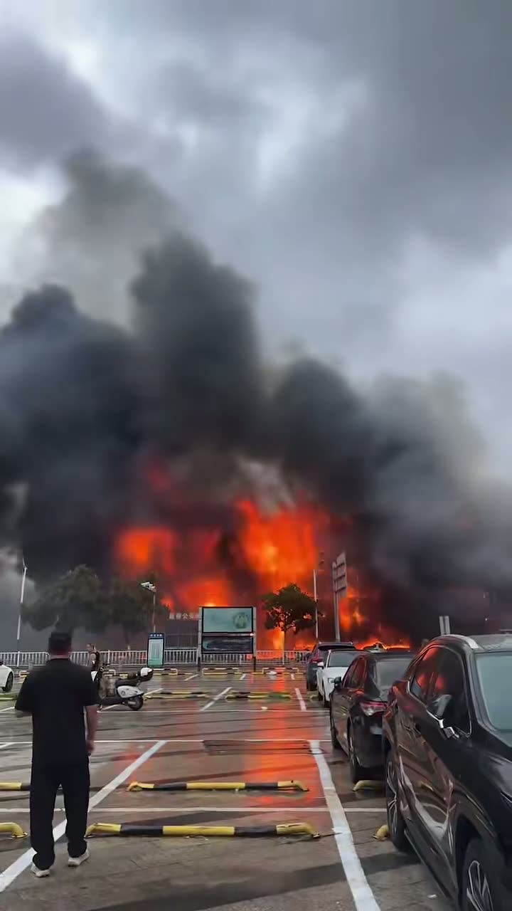 Post says vehicle fire sparked building blaze in Jiashan